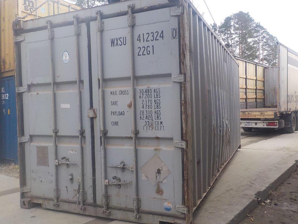 20 футовый контейнер E 0033